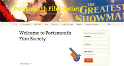 Desktop Screenshot of portsmouthfilmsociety.org.uk